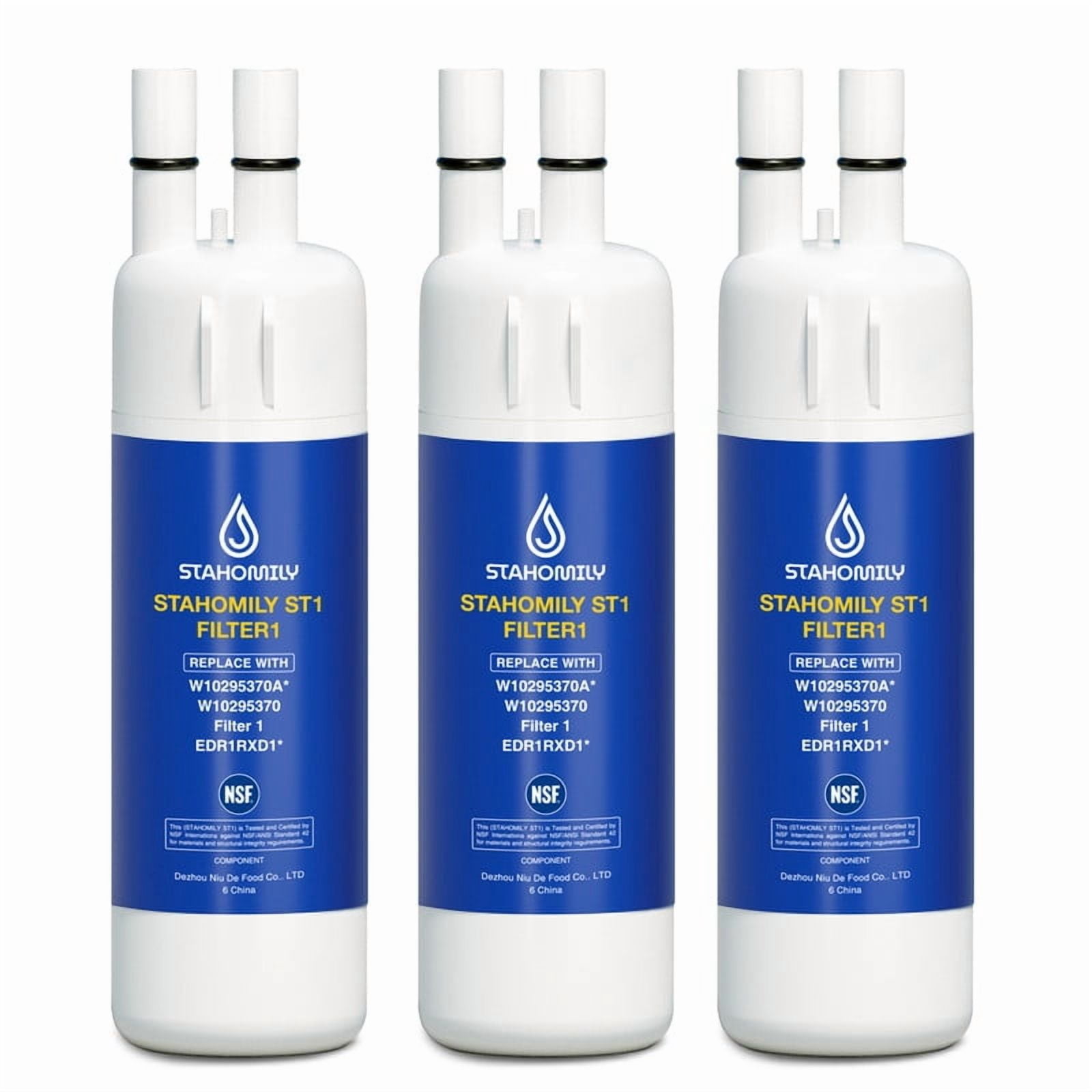 Stahomily EDR1RXD1 Water Filter 1 Replacement, Compatible with W10295370A, WHR1RXD1, EDRIRXD1B, 9081 9930 46-9081 46-9930, 3 Pack