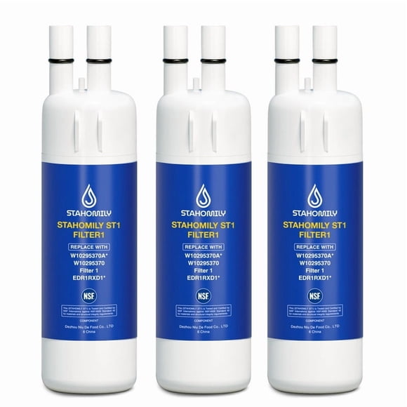 Stahomily EDR1RXD1 Water Filter 1 Replacement, Compatible with W10295370A, WHR1RXD1, EDRIRXD1B, 9081 9930 46-9081 46-9930, 3 Pack