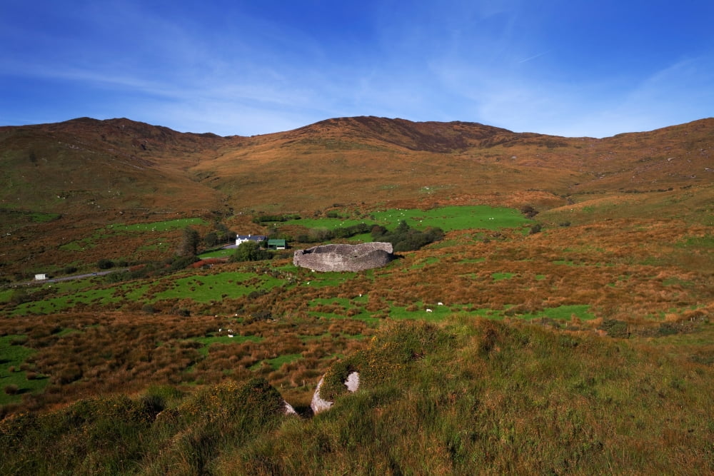 Staigue Fort at 2500 years old one of the best preserved Cashels or Forts in Ireland Ring of Kerry County Kerry Ireland Canvas Art - Panoramic Images (27 x 9)