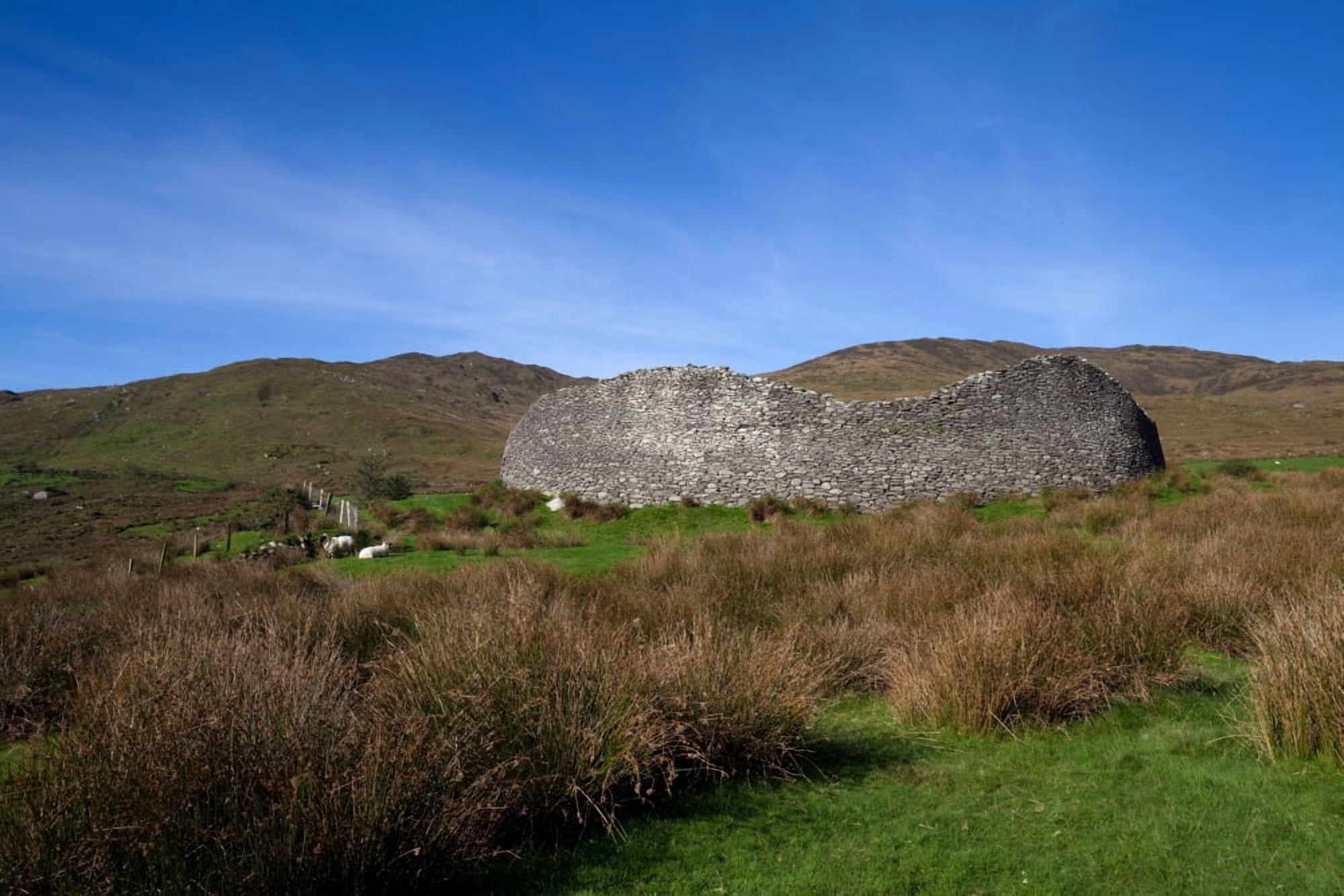 Staigue Fort at 2500 years old one of the best preserved Cashels or Forts in Ireland Ring of Kerry County Kerry Ireland Canvas Art - Panoramic Images (36 x 12)
