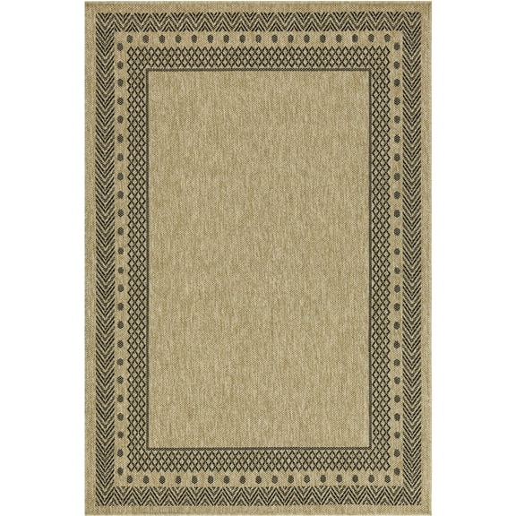 Stain Area Rug - 5 Ft. 3 In. X 7 Earth Collection Polypropylene For High Traffic Stain- For Areas
