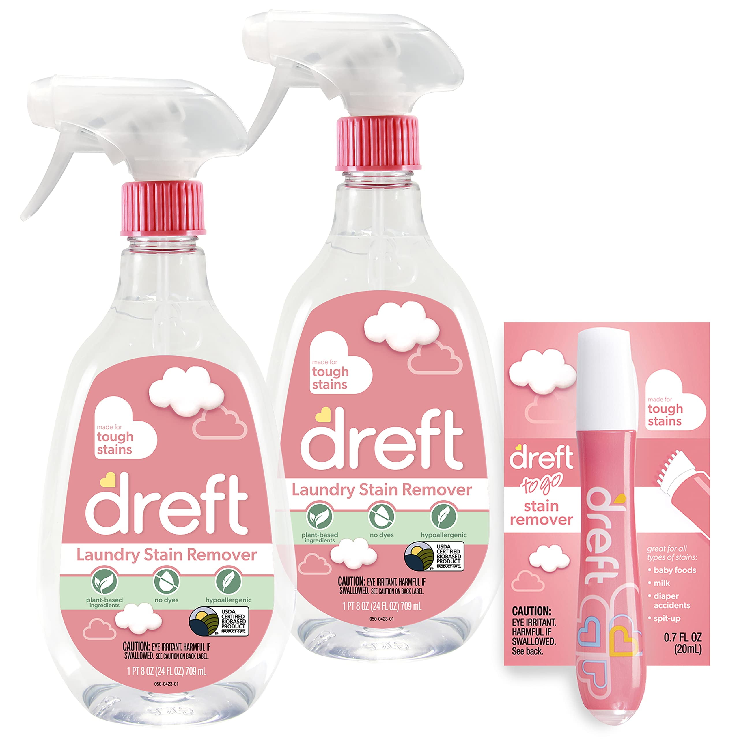 Stain Remover For Baby Clothes By Dreft, 24Oz Pack Of 2 Laundry Stain