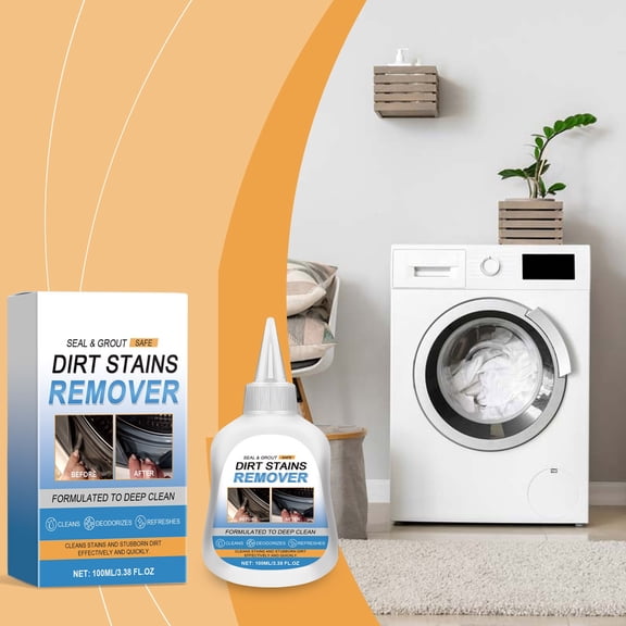 Stain Remover Gel for Multi-surface Use, Washer Seal Cleaner That Removes Mold And Mold Stains from Grout, Tile, And Home Surfaces