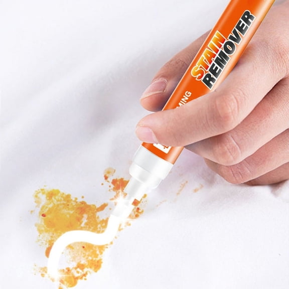 Stain Remover Pen, 4PCS Portable Laundry Stain Clean Up Stick, Powerful Oil Stain Remover No Water Wash, Quick Dry Safe Instant Decontamination Pen for Clothes Fabric Carpet