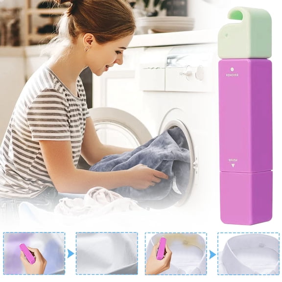 Stain Remover Pen, Portable Waterless Dual-Ended Stain Eraser, Instant Grease Remover for Clothes, Travel Spot Cleaner, Safe for Many Fabrics