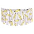 thumbnail image 1 of Stain Resistant Fitted Pencil Table Skirt Fabric Cover, Protective Decor Cloth For Daily Dining And Office Workspace, 1 of 3