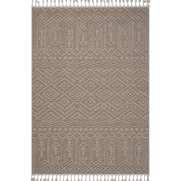 Stain-Resistant Loop Pile Rug - Durable for High-Traffic Areas