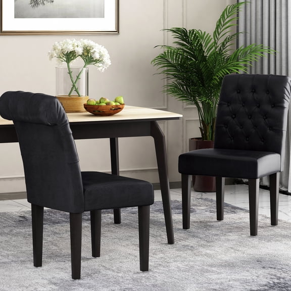 Stain - Resistant PU, Sturdy Wood, Elegant Tufting - Add Style to Home Meals