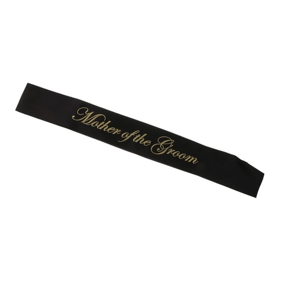 Stain Sashes the Groom Sash Wedding Engagement Celebration Decor Black