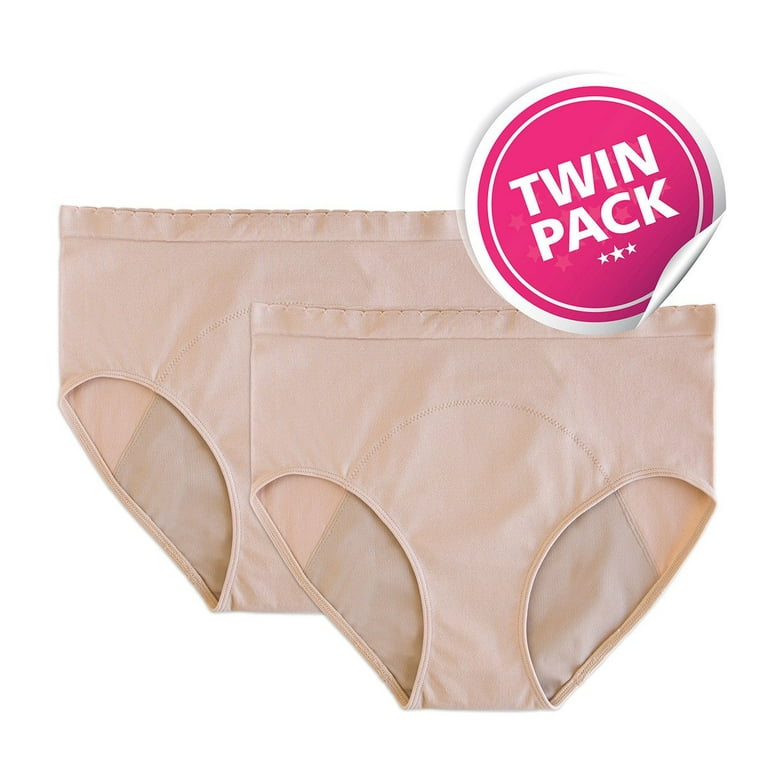 StainFree Reusable Period Panty - 2 Pack Brief (M) 