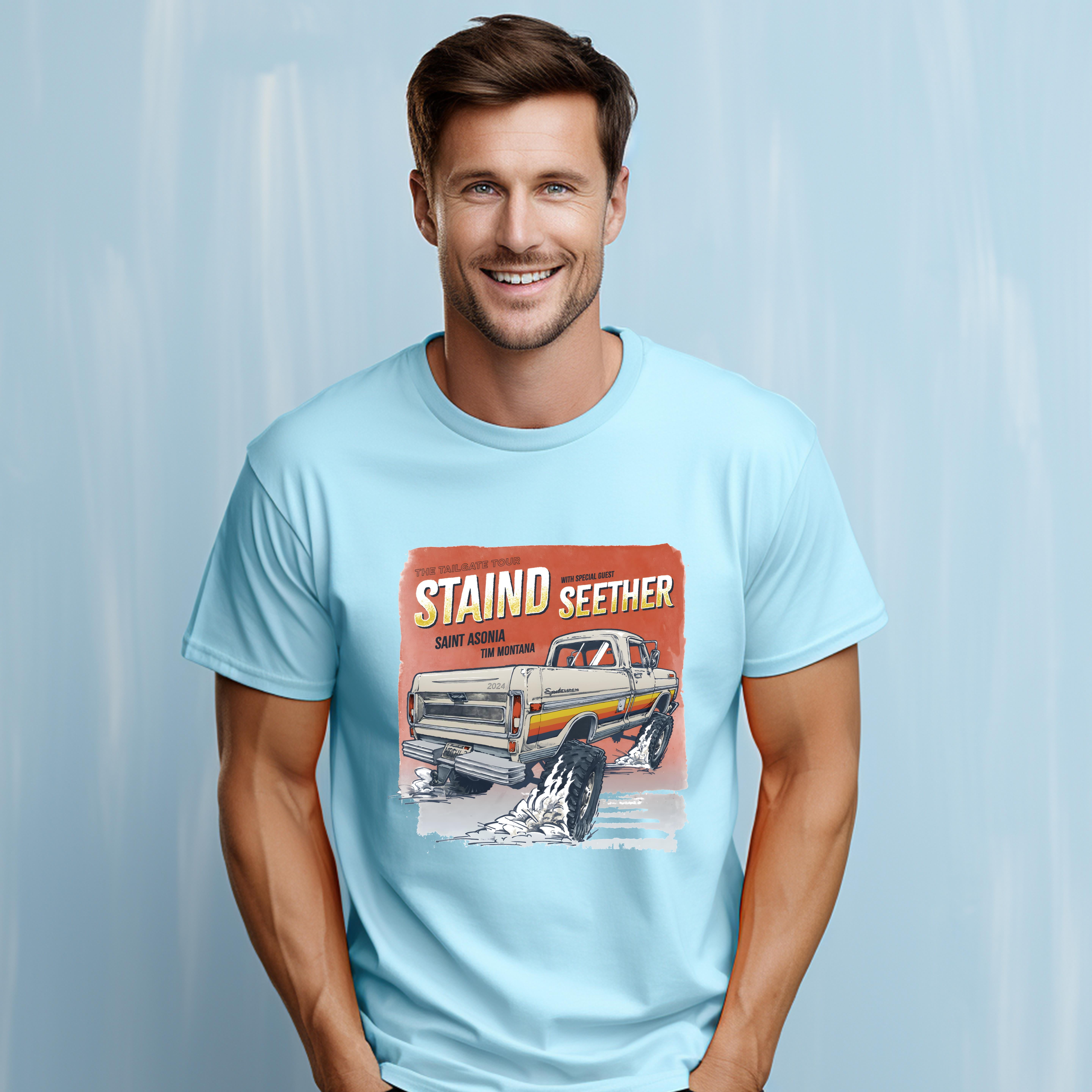 Staind 2024 Tailgate, Staind Band Fan Shirt, Tailgate, Staind, The