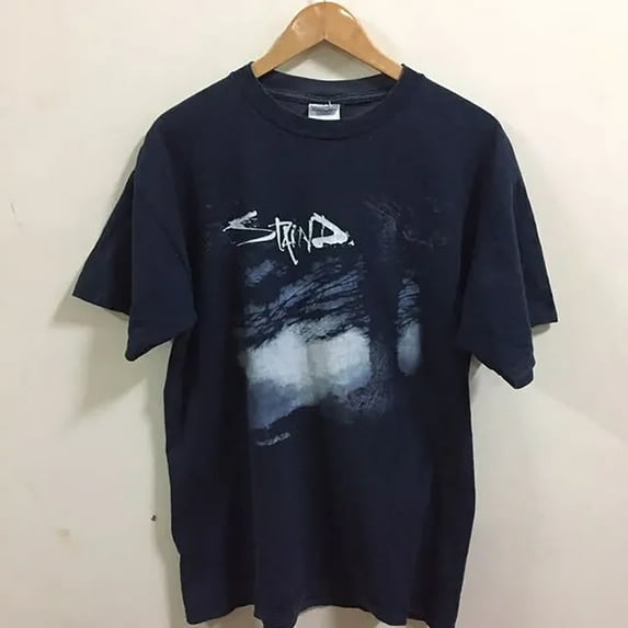 Staind Band Black Short Sleeve Black Cotton Unisex T-Shirt Size S-5XL