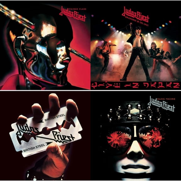 Stained Class (180G/Dl Card) & Unleashed In The East: Live In Japan (180G/Dl Card) & Killing Machine (180G/Dl Card) & British Steel (180G)(Dl Code) [LP Vinyl Bundle]
