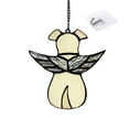 Stained Dog Memorial Gifts For Dog Lovers A Angel Wing Dog Decor Window