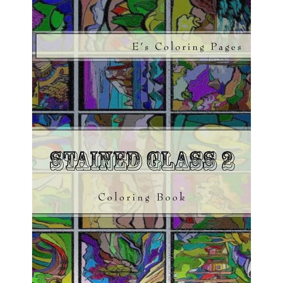 Stained Glass 2 : Coloring Book (Paperback)