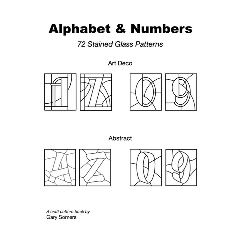 Stained Glass Alphabet and Numbers (Paperback) - Walmart.com stained-glass-alphabet-and-numbers-paperback-walmart-com