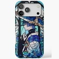 thumbnail image 1 of Stained Glass Anemo Boy iPhone Case 17 16 15 14 13 12 11 Pro Max, 1 of 2