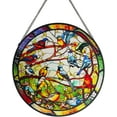 thumbnail image 1 of Stained Glass Birds Suncatchers, Branch Hanging Art for Windows, Home, Office, Cafe, Bird Lovers, Christmas, 1 of 6