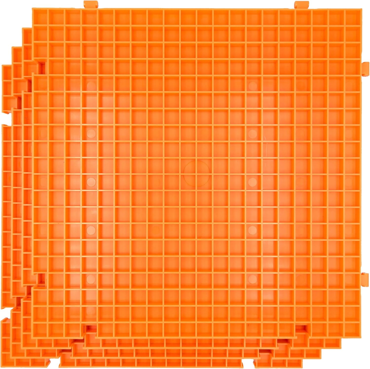 12x12 Inch Stained Glass Cutting Mat - Double Layer Detachable Grid Mat For Scoring & Cutting Glass, Catches Glass Shards