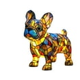thumbnail image 1 of Stained Glass Dog Lamp Unique Handcrafted Style Boxer Figurine Light for Home Decor, Gifts, and Collectors, 1 of 6