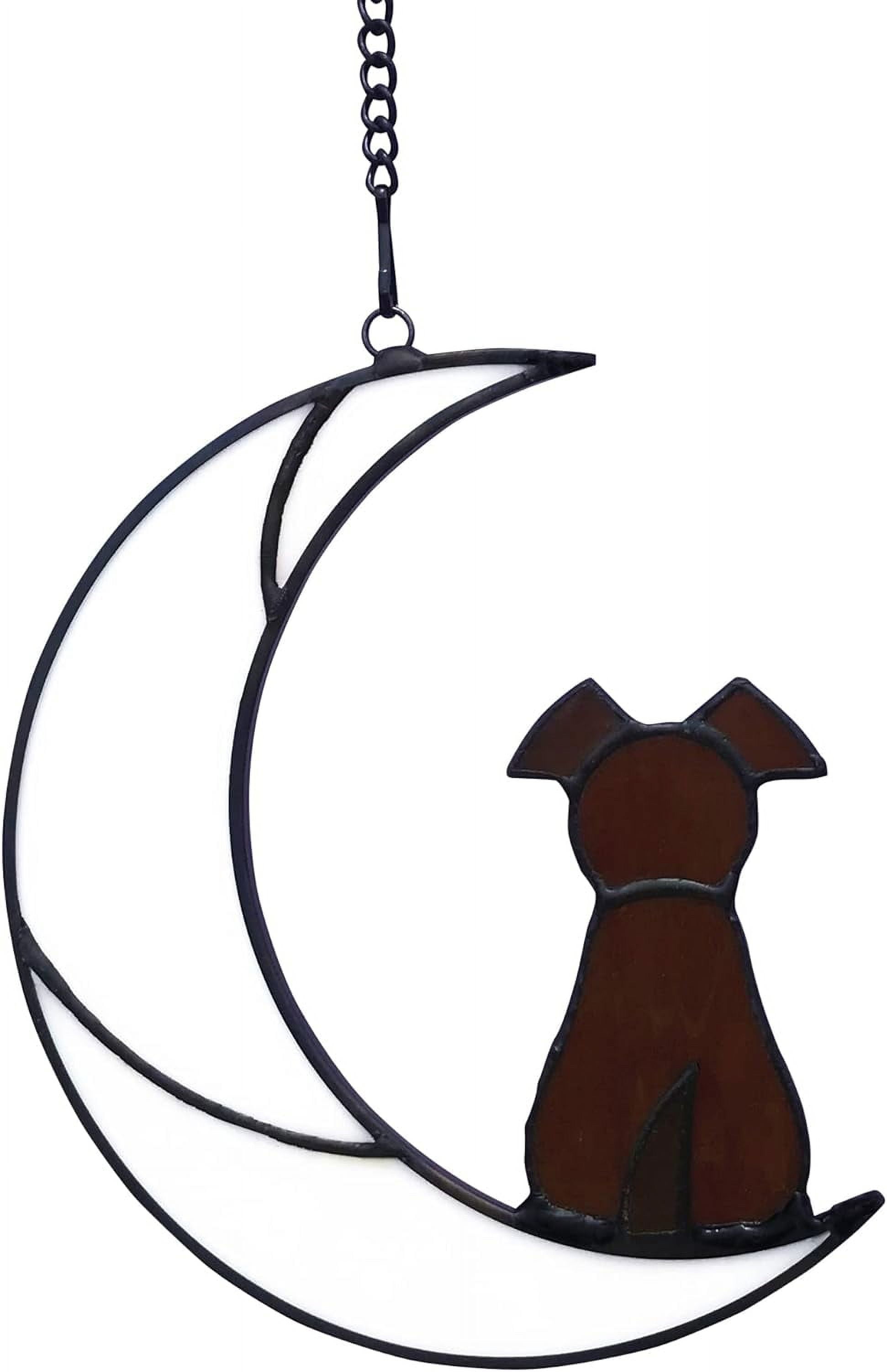 Stained Glass Dog Memorial Gifts for Loss of Dog,Rainbow Bridge Pet ...