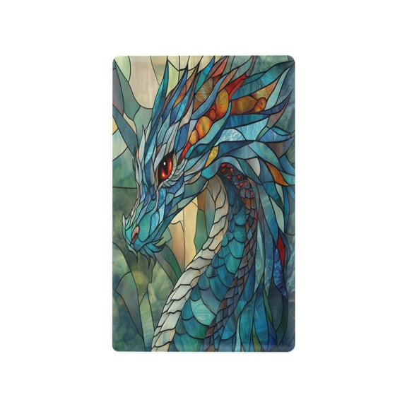 Stained Glass Dragon Light Switch Cover Switch Plate Outlet Cover Plug Cover for Electrical Outlet