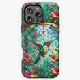 thumbnail image 1 of Stained Glass Hummingbird Phone Case for iPhone 16 15 14 13 12 11 Pro Max M890137, 1 of 2
