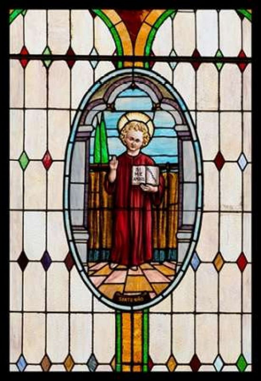 Stained Glass IX Canvas Art - Kathy Mahan (20 x 28)