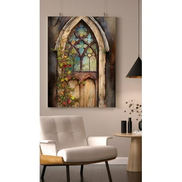 Stained Glass Mosaic - Stained Glass Canvas Wall Art