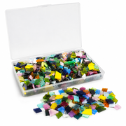 Stained Glass Mosaic Tiles for Creative Projects Crafters Dream 927 Piece Colorful