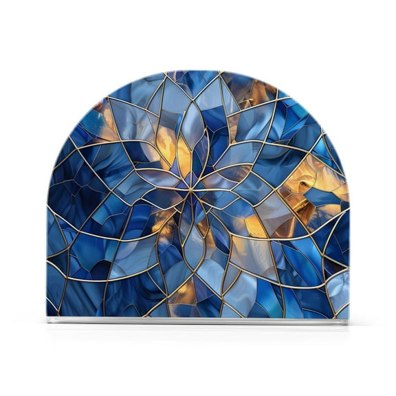 Stained Glass Napkin Holders for Tables Napkin Stand Paper Holder Organizer Tabletop Tissue Box Dispenser
