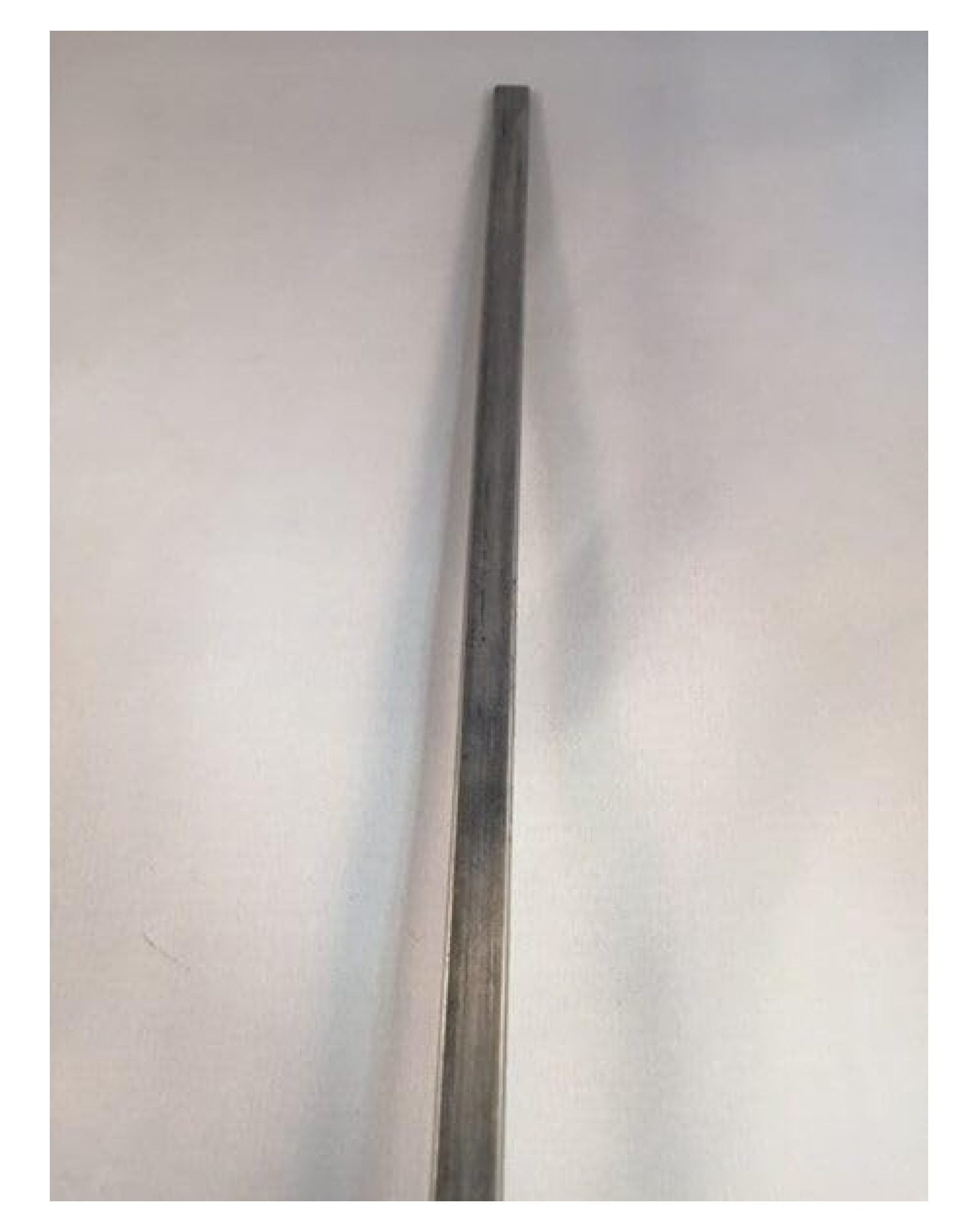 Stained Glass Reinforcing Bar, 1/8 x 1/4in Zinc Coated Steel 3ft x 2