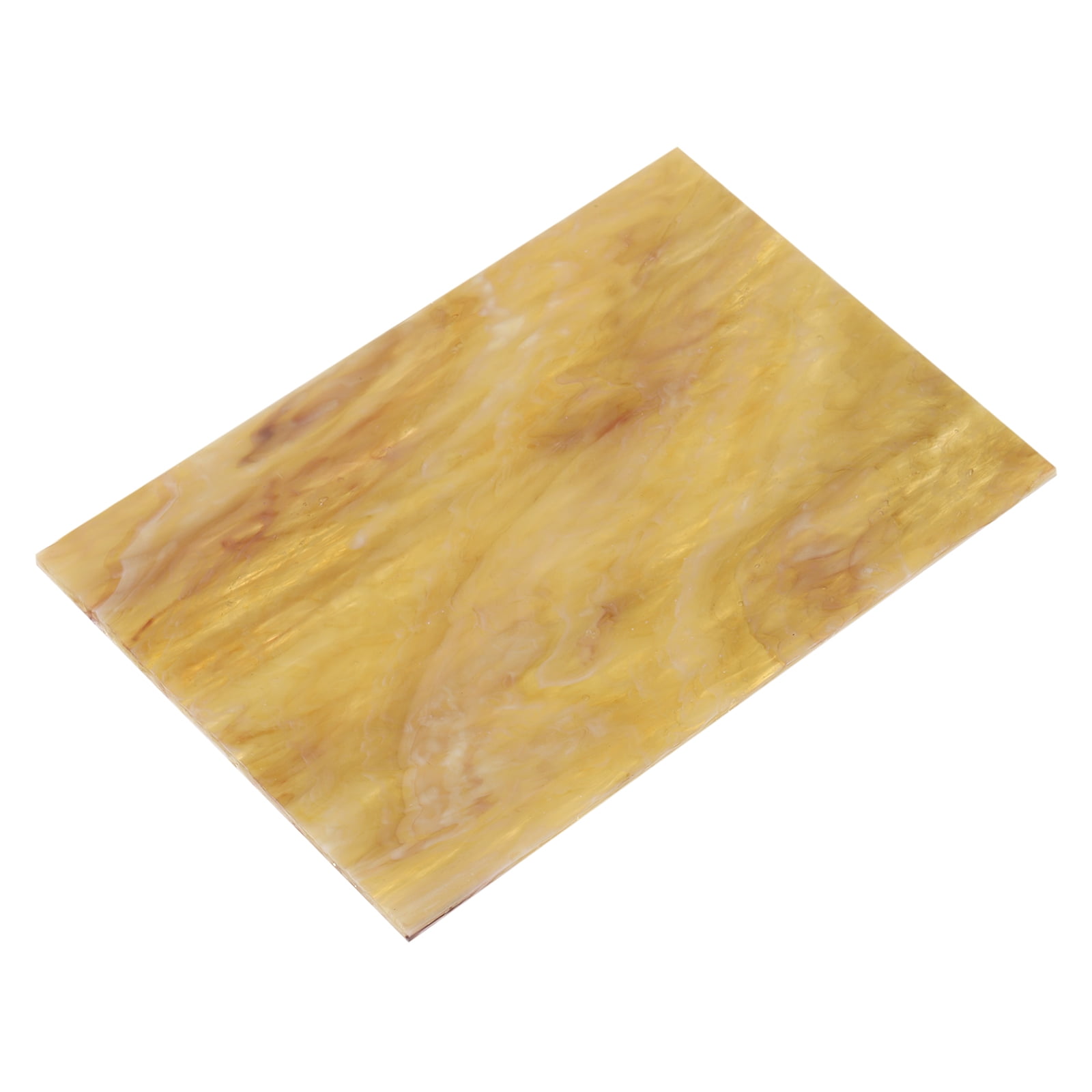 Stained Glass Sheet Mosaic Tile 5.9 Inch x 3.9 Inch Deep Brown, Stained Glass Sheets for Crafts Project