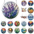 thumbnail image 1 of Stained Glass Suncatcher Acrylic Puzzle 83 Piece Adult Puzzle, Puzzle Suncatcher Window Hanging Spring Decor Nature Lover Gift Bird Lover Gift One Pack, 1 of 7
