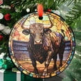 thumbnail image 1 of Ornament Suncatcher Bull, Bull 2D Flat Colorful Window Hanging, Handcrafted Decorative Home Decor Piece, for Bull Lovers, 2025, Holiday 2025, Holiday Decoration, Seasonal, 1 of 5