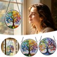 thumbnail image 1 of Stained Glass Suncatcher Colorful Acrylic Window Hanging, Summer Light Catcher Ornament for Nature Lovers, Sun Catchers for Window Decor, Glass Art​, B, 1 of 9
