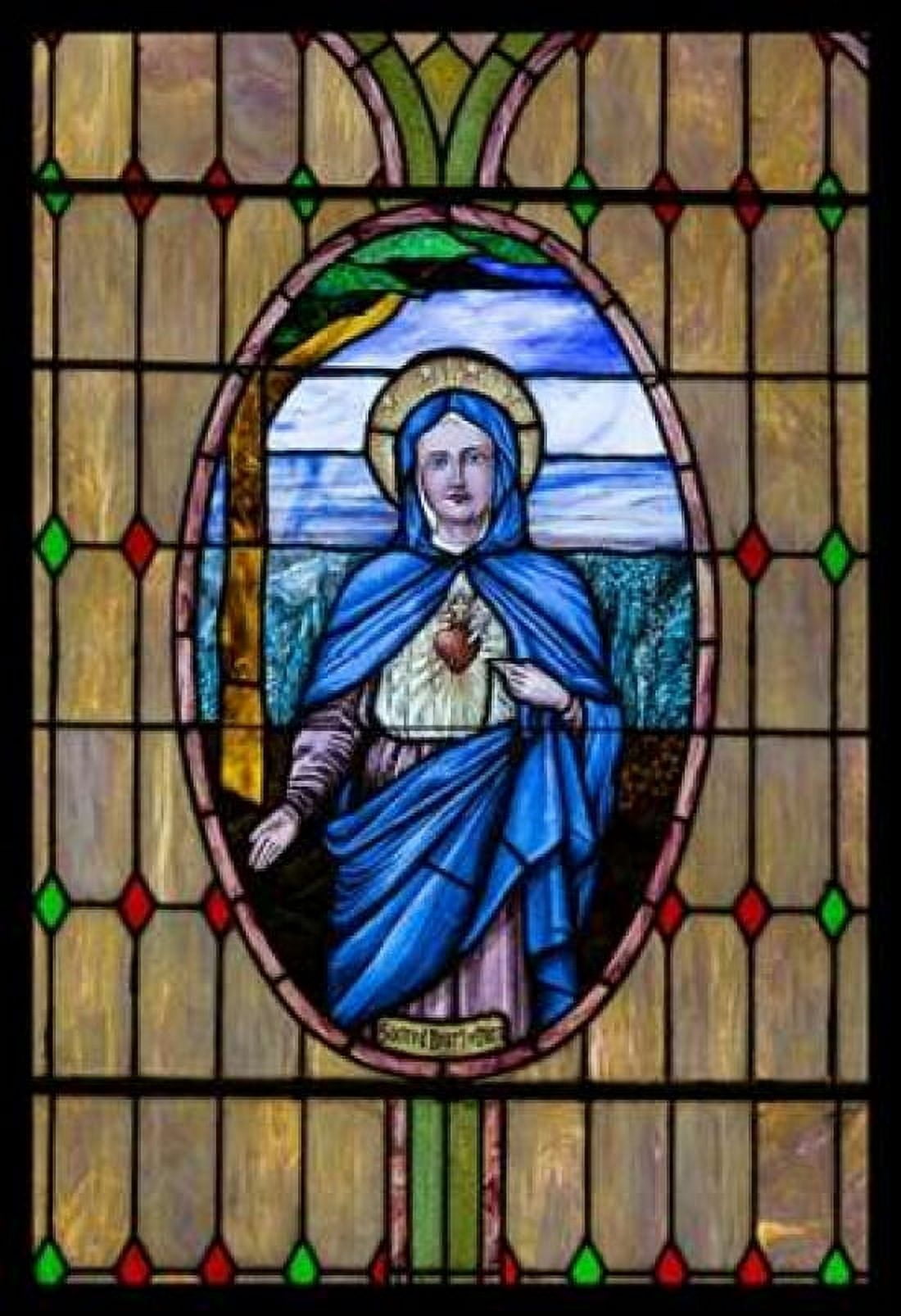 Stained Glass VIII Canvas Art - Kathy Mahan (20 x 28)