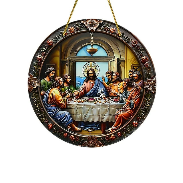 Stained Glass Window Frame Door Way Bead Hangings Collectible Ceramic