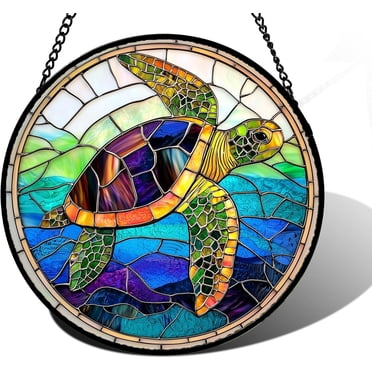 Stained Glass Window Hanging, Dusk Sunset Landscape Sun Catchers Glass Panel Lakes Mountains Suncatcher Decor Birthday Women Men Wife Aunt Mom D8dd59c4 9dba 4069 9600 Dd98294df33a.61a6a47308e997f4d6ceda0d593ac052