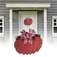 Stained Glass Wreath Candy Cane Wreath Flocked for Front Door Beach