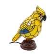 thumbnail image 1 of Stained Glass Yellow Parrot Table Lamp, Resin Base Bird Accent Light with Mosaic Art Shade, decorative Animal Lamp for Living Rooms Bedrooms Home office desks Vintage Style, 1 of 5