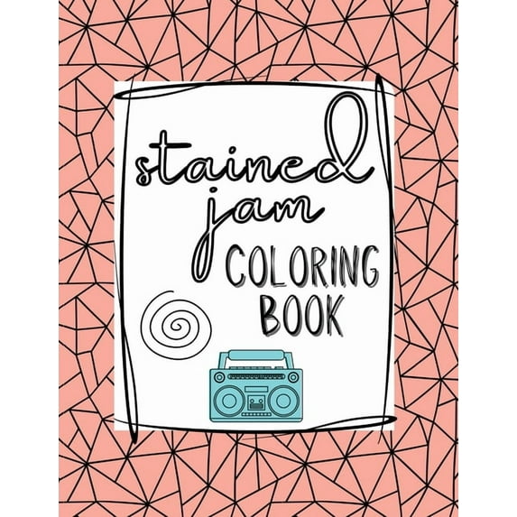 Stained Jam Coloring Book, (Paperback)
