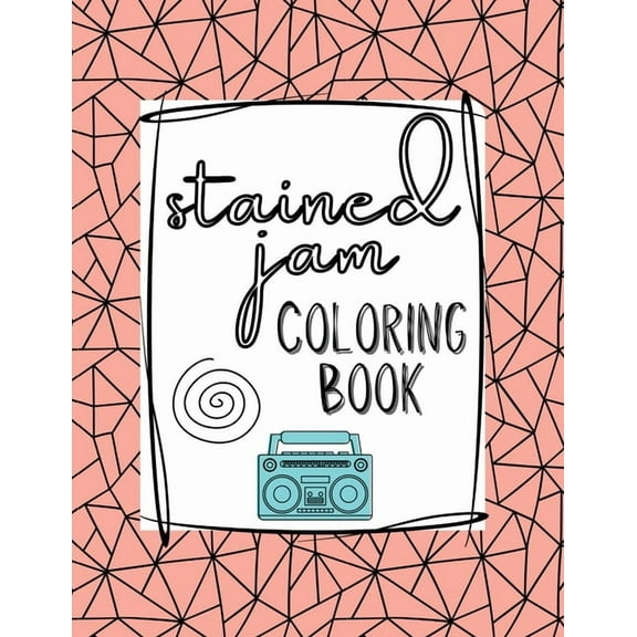 Stained Jam Coloring Book, (Paperback)
