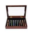 thumbnail image 1 of Stained Mahogany Display - 10 Pens, 1 of 5