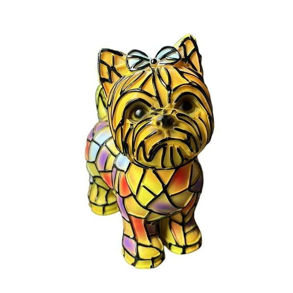 Stained Resin Dog Series Art Night Light, French Lamp, Corgi Lamp - Dog Series Art, French/Corgi/Boxer LED Lamps, Cute Pet Decor(H)