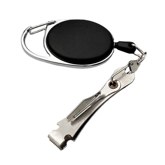 Stainles Fishing Nipper Multifunctional Knot Tyer Line Cutter Fishing Clippers with Retractor Tackle Box Accessories