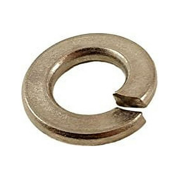 Stainless 1/4 Inch Lock Washers, 304 Stainless Steel, 100 Pieces (1/4