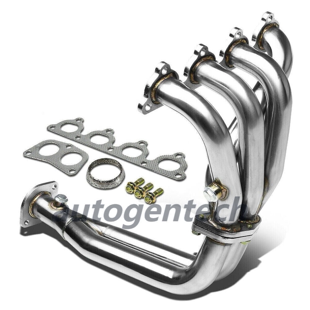 Stainless 4-2-1 Exhust Header for 1988-2000 Honda Civic D-Series EJ/EG ...