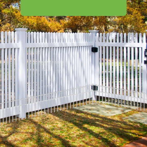 Stainless Animal Barrier Fence, Underground Decorative Garden Deck Outdoor Fencing for Dogs Rabbits Pet