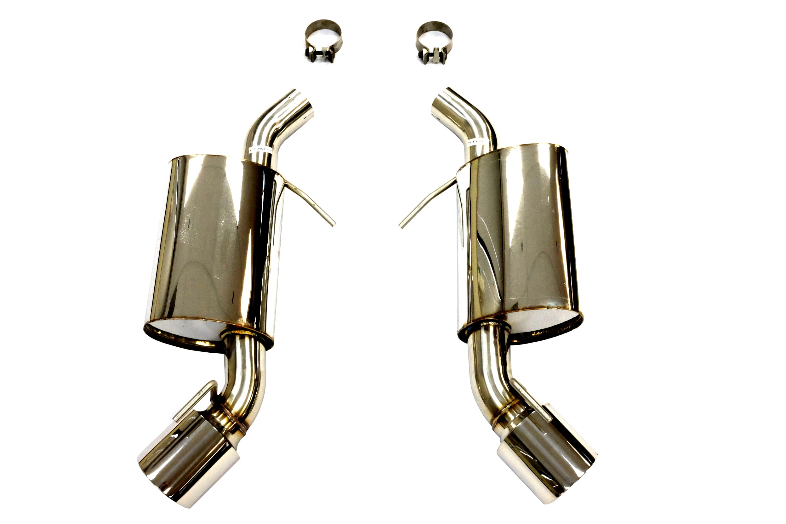 Stainless Axle Back Exhaust Fitment For 2016 thru 2021 Chevy Camaro SS